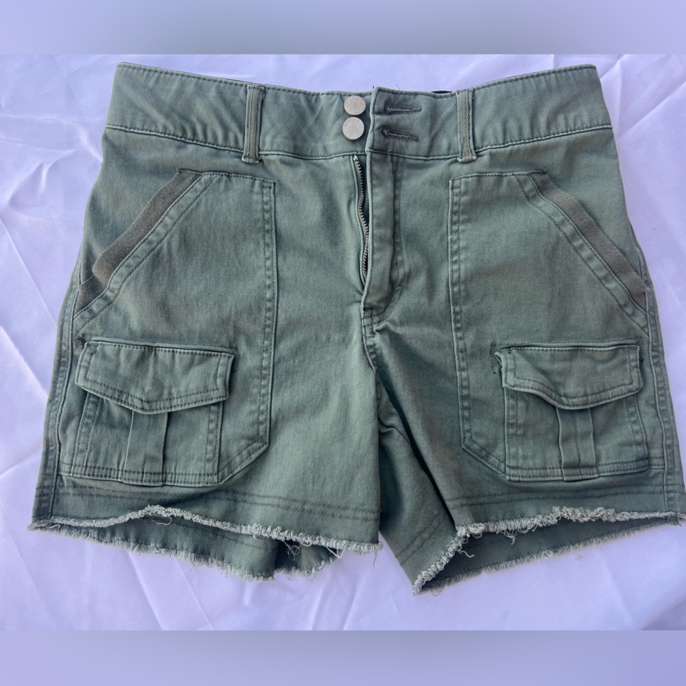 Democracy "Ab"solution High Rise Cargo Pocket Utility Shorts